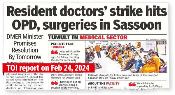 Resident Doctors: Resident Docs' Strike Off; OPD & Surgeries Resume In ...