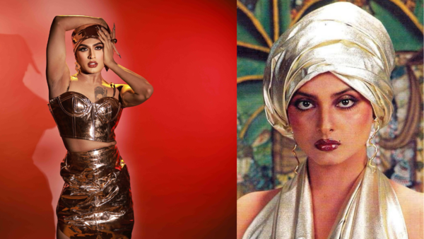 Exclusive! Sushant Divgikar dons Rekha's iconic looks on Women's Day ...