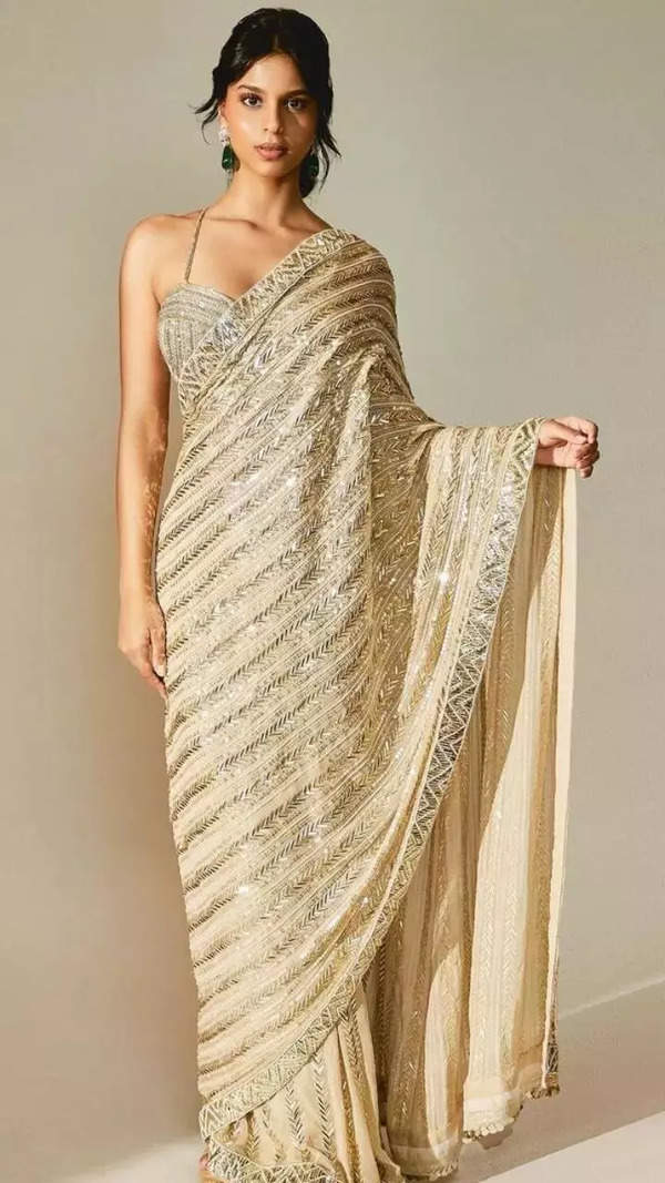 Cotton Strips KHADI LINIG DESIGN SAREE