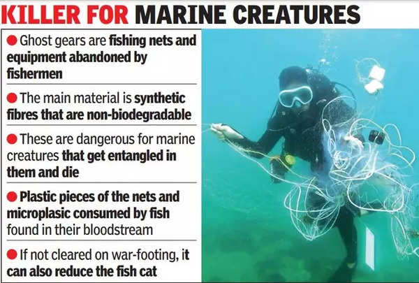 Ghost Nets: Ghost Nets: A Threat to Marine Creatures and