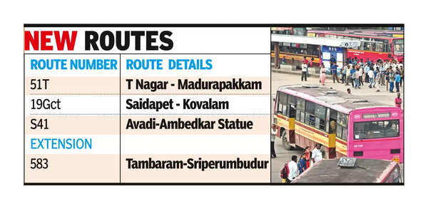 MTC: MTC Introduces New Bus Routes to Improve Connectivity in Chennai ...