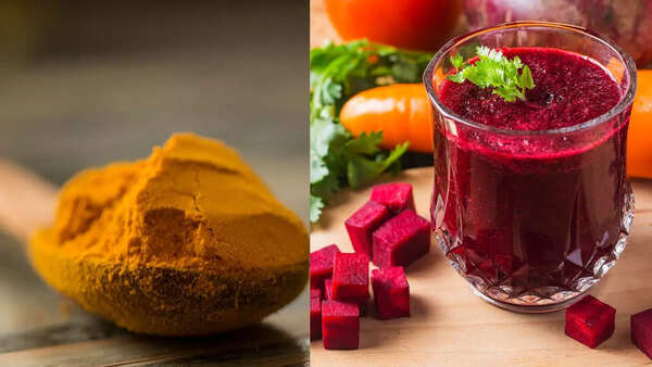 This is what happens when you add Lemon and Raw Turmeric to Beetroot ...