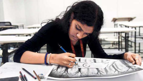 Students participated in sketching