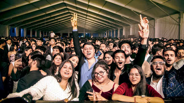 Students had a gala time at the fest