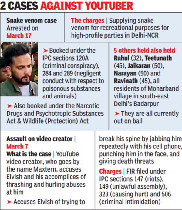 Parties in NCR to Goa and Punjab, probe into Elvish ‘snake venom’ supply spreads