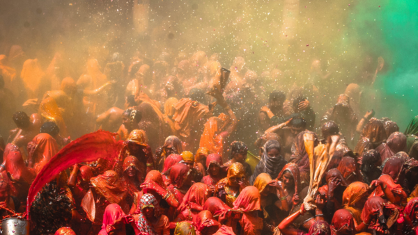 holi in mathura