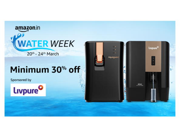 Save BIG on Water Purifiers this Summer Grab exciting offers during Amazon.in s Water Week live until 24th March 2024 Times of India