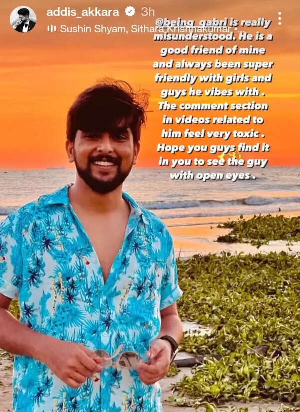 Addis Antony supports Bigg Boss Malayalam 6's Gabri, says 'He is really ...