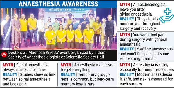 Anaesthesia: Doctors Bust Myths With Melody | Nagpur News - Times of India