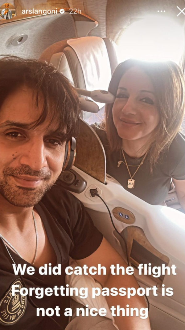 Sussanne Khan, Arslan Goni