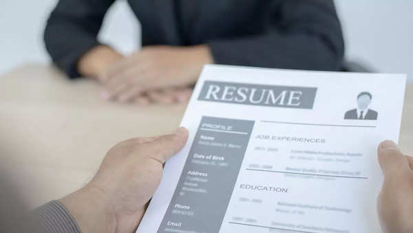 THIS man's unique 2-page long resume got him his dream job - Times of India