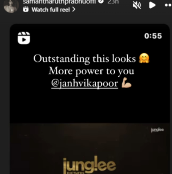 Samantha Instagram story