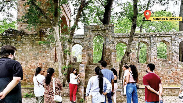 A Sunder Nursery walk that starts in the evening and goes on till night is part of the Raat Ke Afsane walks that explore the city at night (pic: @enroute_indian_history_)