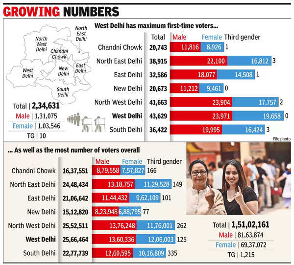 Smells Like Teen Spirit! Delhi Has 2.3 Lakh First-Time Voters