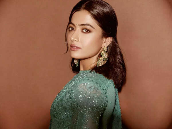 Rashmika Mandanna's mint green anarkali is perfect for a friend's wedding |  - Times of India
