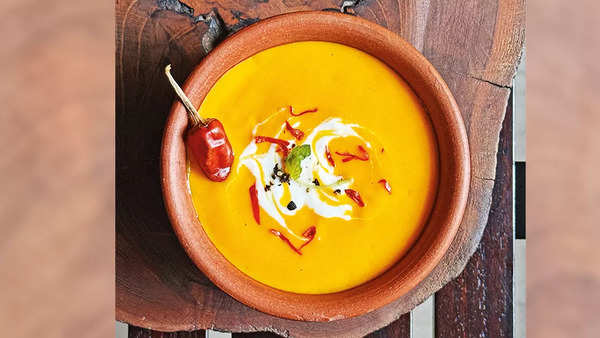 Mango-coconut cold soup is refreshing, nutritious and filling too