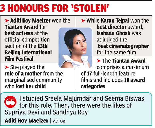 Panihati girl bags ‘best actress’ award in Chinese film festival