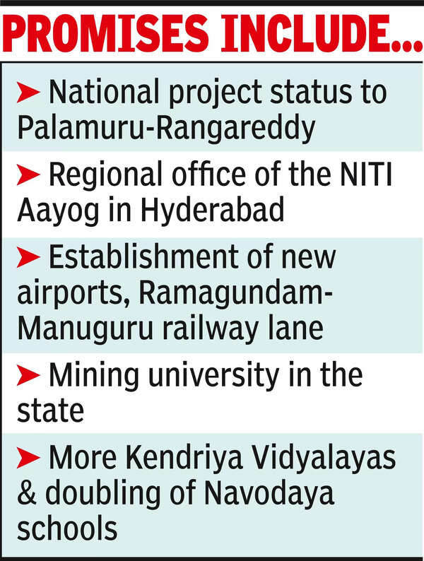 Cong T manifesto vows SC bench & IIM in Hyd