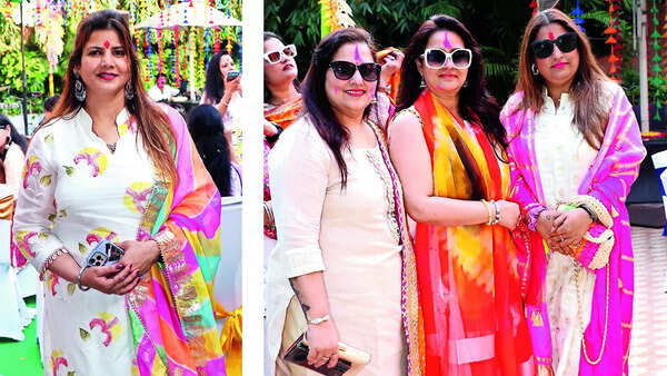 (L) Jasleen Kaur (R) Palak Rupani, Loveleen and Neetu Tandon
