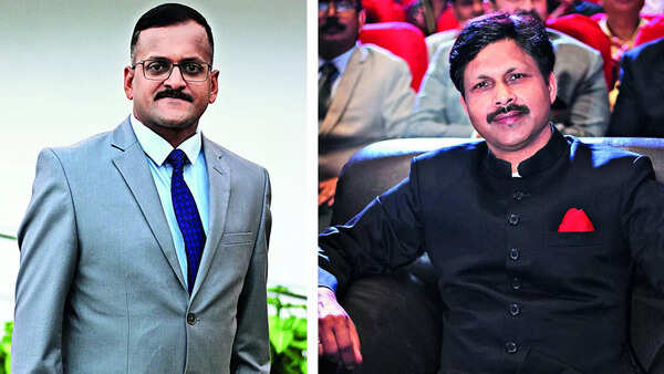 (L) Brijesh Upadhyay (R) Dr Hariom