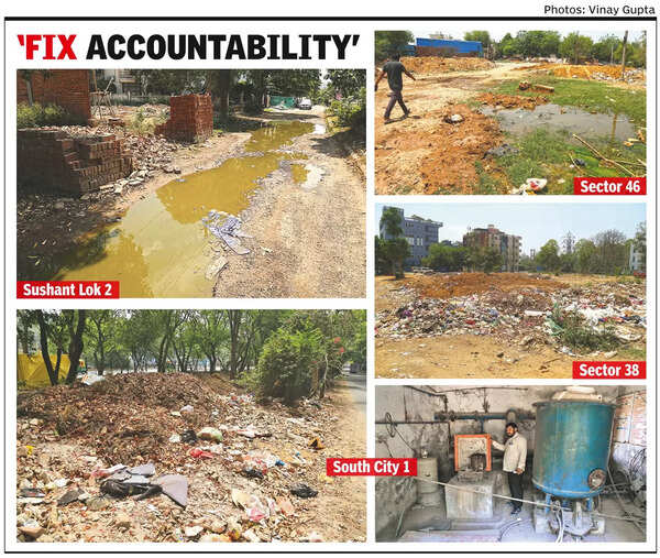 Broken roads to choked drains: Tempers run high in colonies