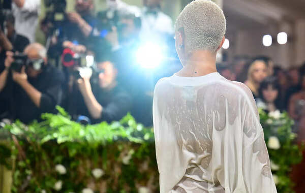 US rapper Doja Cat arrives for the 2024 Met Gala at the Metropolitan Museum of Art on May 6, 2024, in New York.