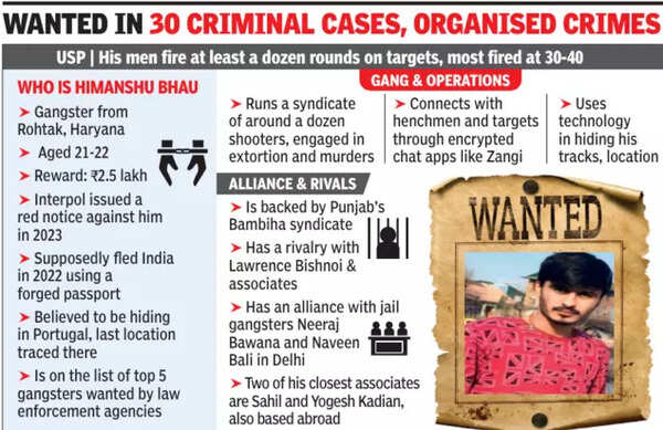 21-year-old gangster: Portugal-based Bhau latest headache for Delhi ...
