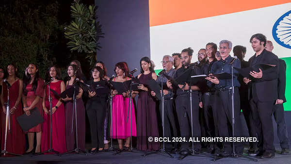 The Neemrana Music Foundation choir performed at the event