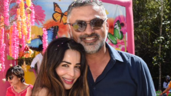 Ayesha Thapar caught Palo Alto Networking with hubby Nikesh Arora