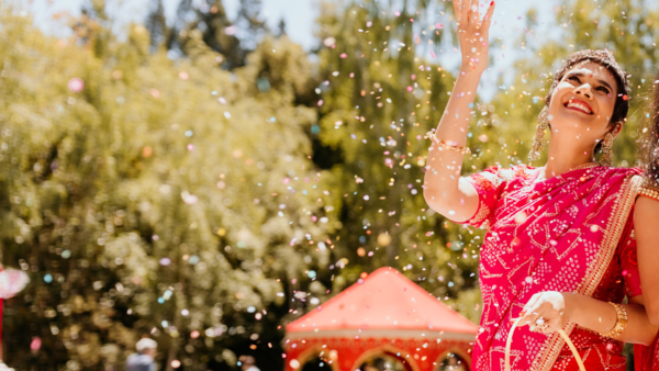 CONFETTI IN THE AIR: Trishla Jain in the spirit of the Holi celebration
