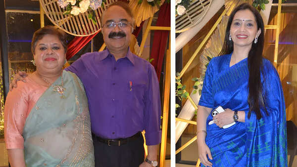 (L) Dr Neeru Mishra and VK Mishra (R) Dr Parul Singh