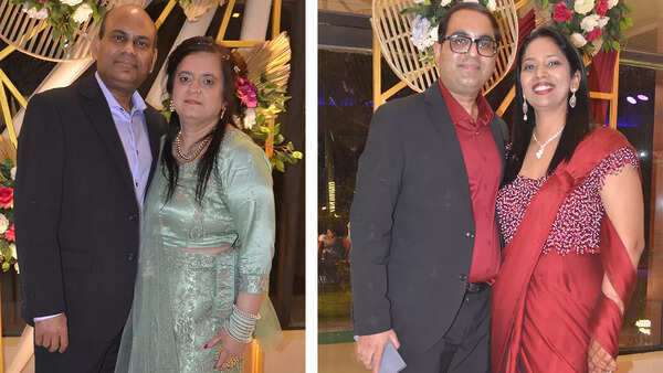 (L) Deepanshu Agarwal and Shilpa Gulati (R) Dr Ankit Agarwal and Dr Ruchika Agarwal(BCCL/ IB Singh)