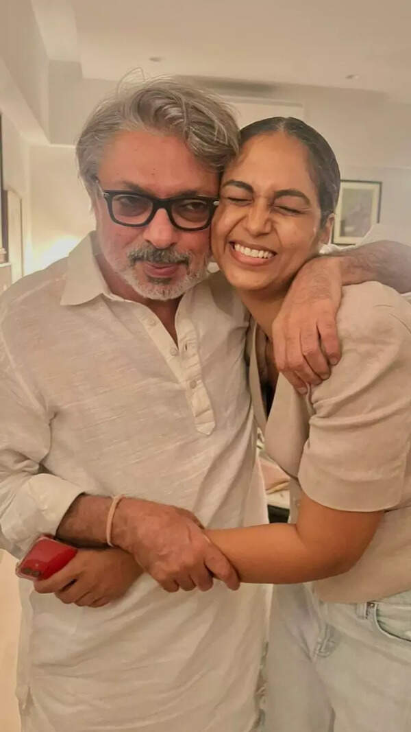Mitakshara Kumar with Sanjay Leela Bhansali
