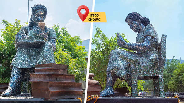An installation made of e-waste
