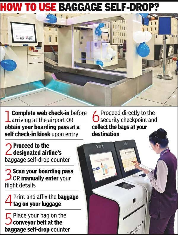 SelfService Baggage Drop Selfservice baggage drop expanded at SVPI