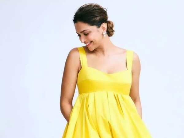 Deepika Padukone Pregnancy Style: Deepika Padukone flaunts her baby bump in  yellow maxi dress | - Times of India