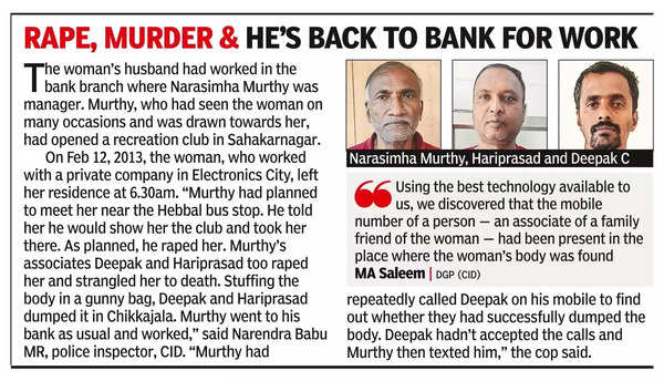 11 years on, ex-banker & aides held for raping, killing woman.