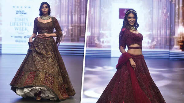 Models walking for Nilesh Mahajan