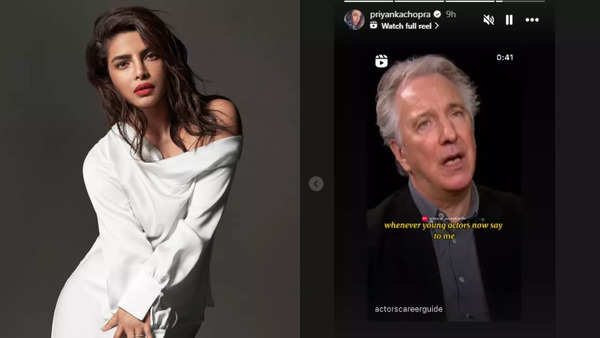 Priyanka Chopra inspired by Alan Rickman's advice from Harry Potter | -  Times of India