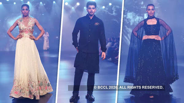 डोना मसीह, करणवीर और दीप्ति गुजराल ने रबानी और राखा के लिए रैंप वॉक किया