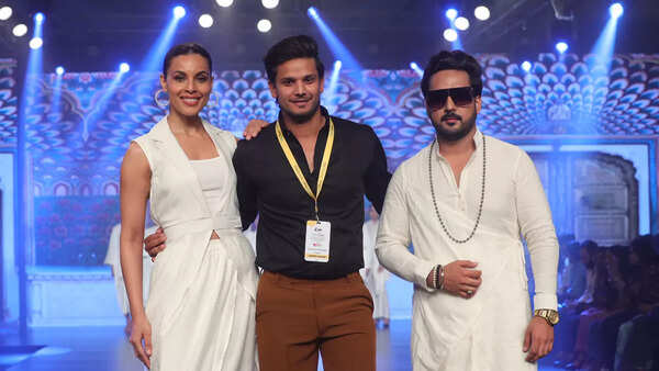 Deepti, designer Mohd Danish and showstopper Prateek