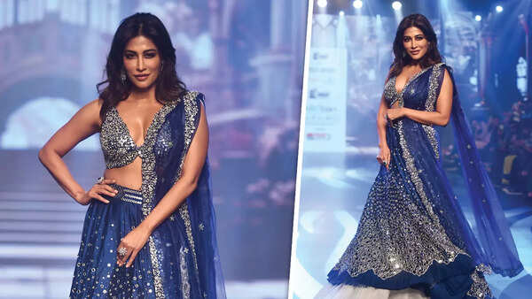 Chitrangda Singh walks the ramp at DTFW