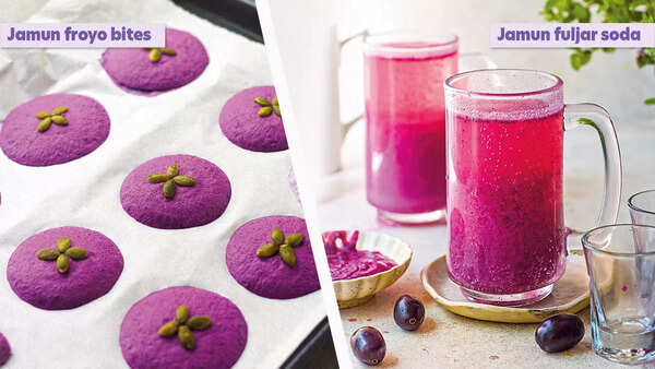 Froyo bites, cheesecake: Jamun's tartness works well in desserts (Pics: @shivesh17)