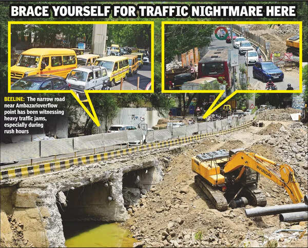 Ambazari Bridge: Gridlock guaranteed: Ambazari bridge’s work to choke ...