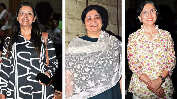 (L) Priyanka Dikshit (C) Shachi Singh (R) Anita Rastogi