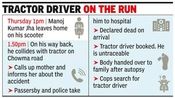 Scooter Hit: Man dies after scooter hit, makes SOS call to mother ...