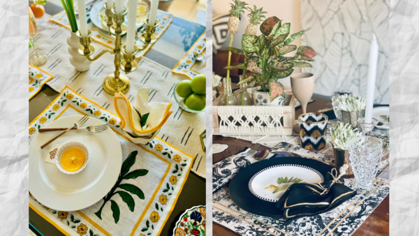 Whether you use place cards or write people's names on shells or natural objects, create something that will make your guests feel special (Pics: @motabledecor)