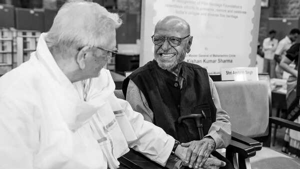 Shyam Benegal and Gulzar at the event