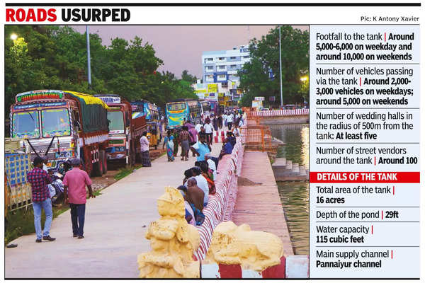 Madurai Teppakulam Tank: Parking Troubles at Madurai's Teppakulam Tank ...