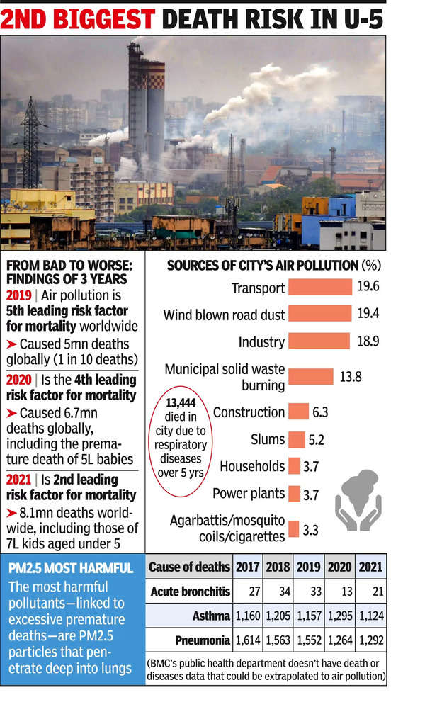 Foul air claims 464 young kids in India every day: Int’l report